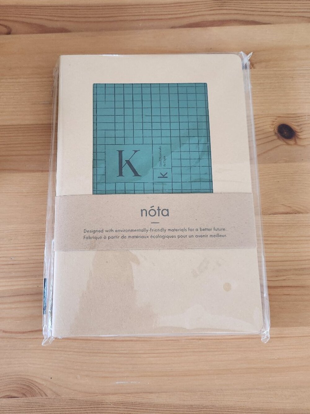 Nota Set of 3 Initial K Notebooks NWT